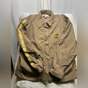 Twin Hill UPS United Parcel Service Jacket Dual Zippers Sz XL